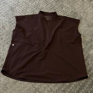 Figs Scrubs Rafaela Scrub Top Sz Medium in Espresso